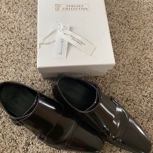 Men’s Versace Collection Patent Leather Shoes